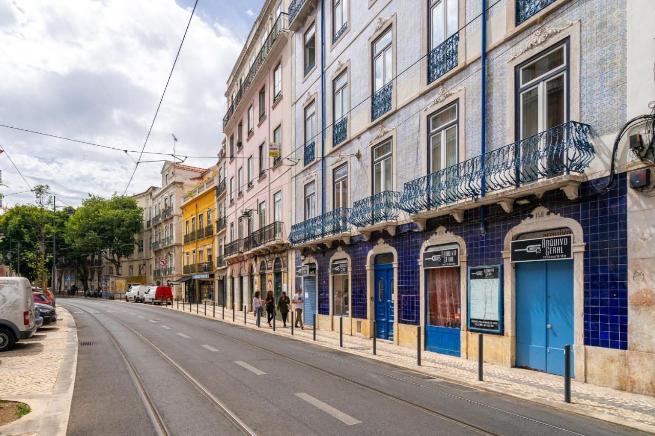Whome Luxury Stay In Prime Location W/ Ac, Lift & Private Patio Lisboa Dış mekan fotoğraf